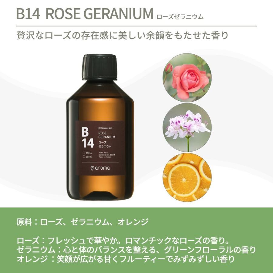 アットアロマ ボタニカルエアー エッセンシャルオイル 精油 250ml B14