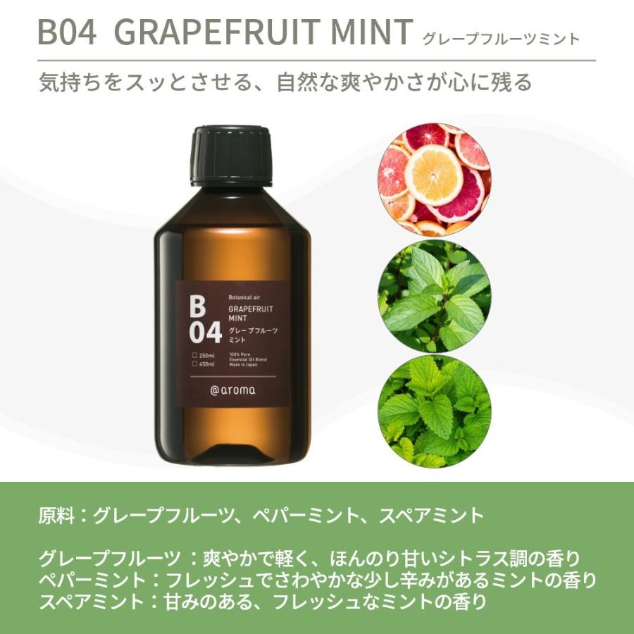 アットアロマ ボタニカルエアー エッセンシャルオイル 精油 250ml B01