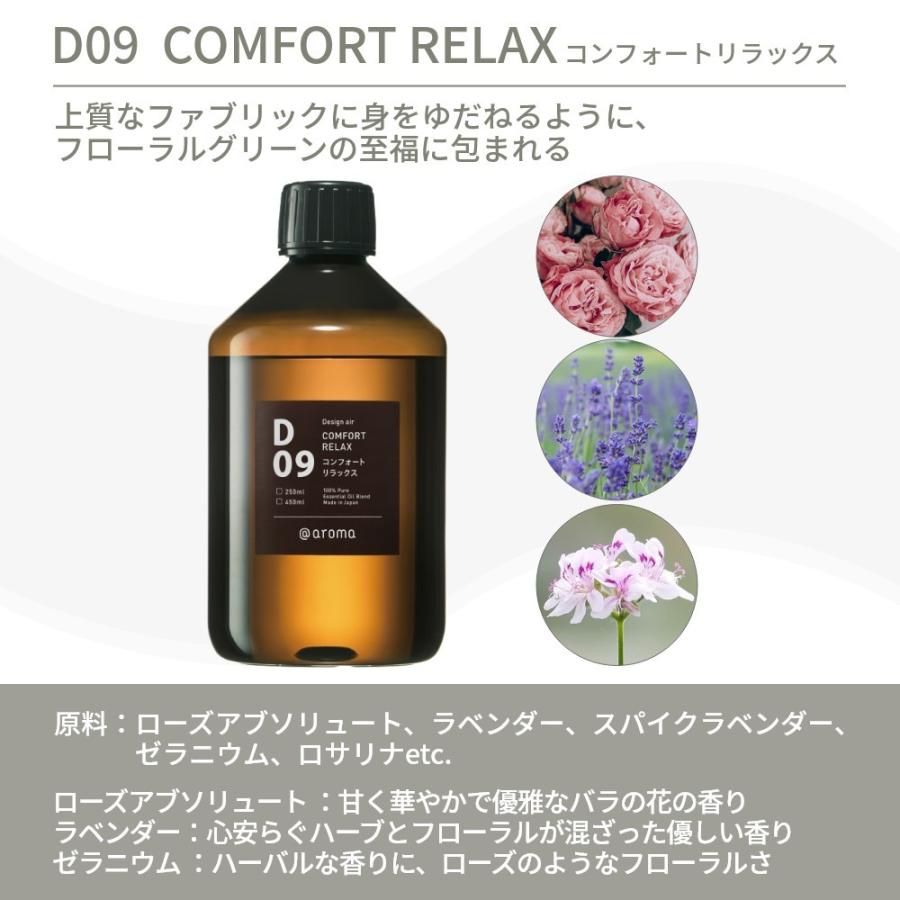 アットアロマ デザインエアー エッセンシャルオイル 精油 450ml D09