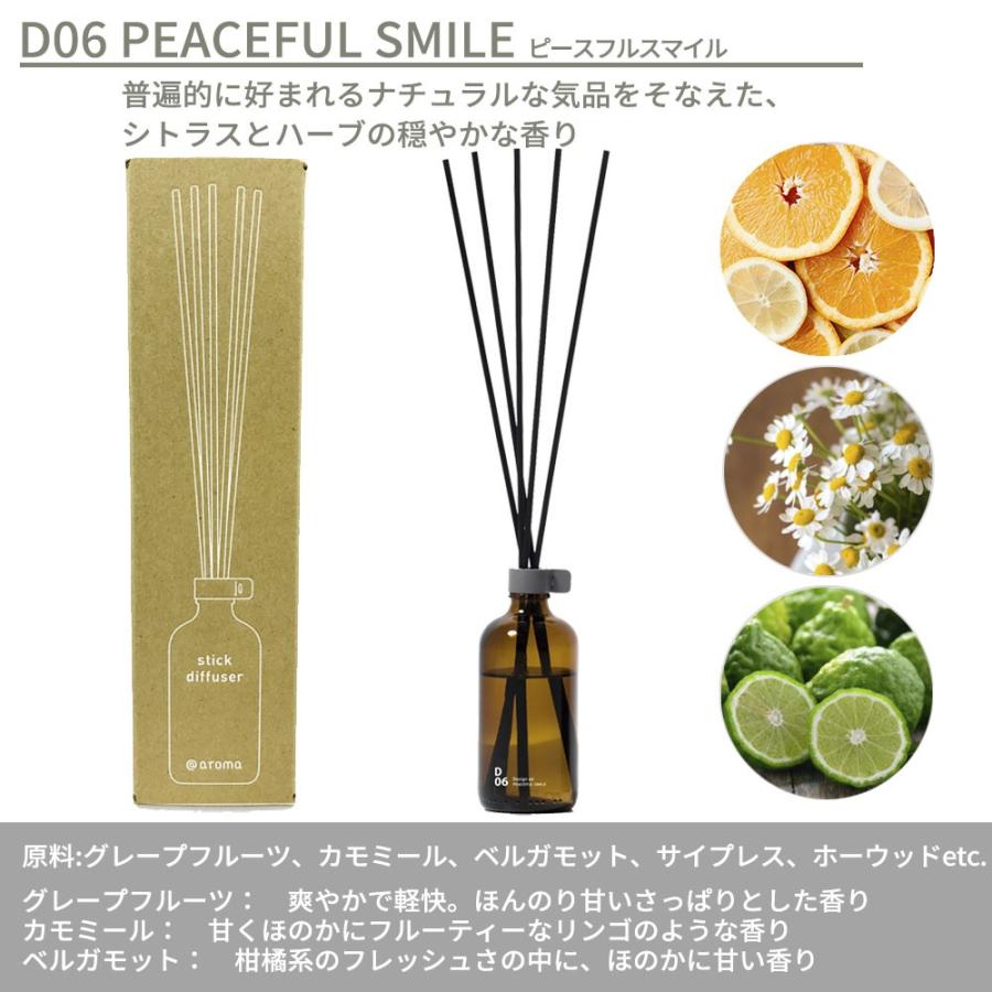 アットアロマ デザインエアー スティックディフューザー 100ml D01 D02