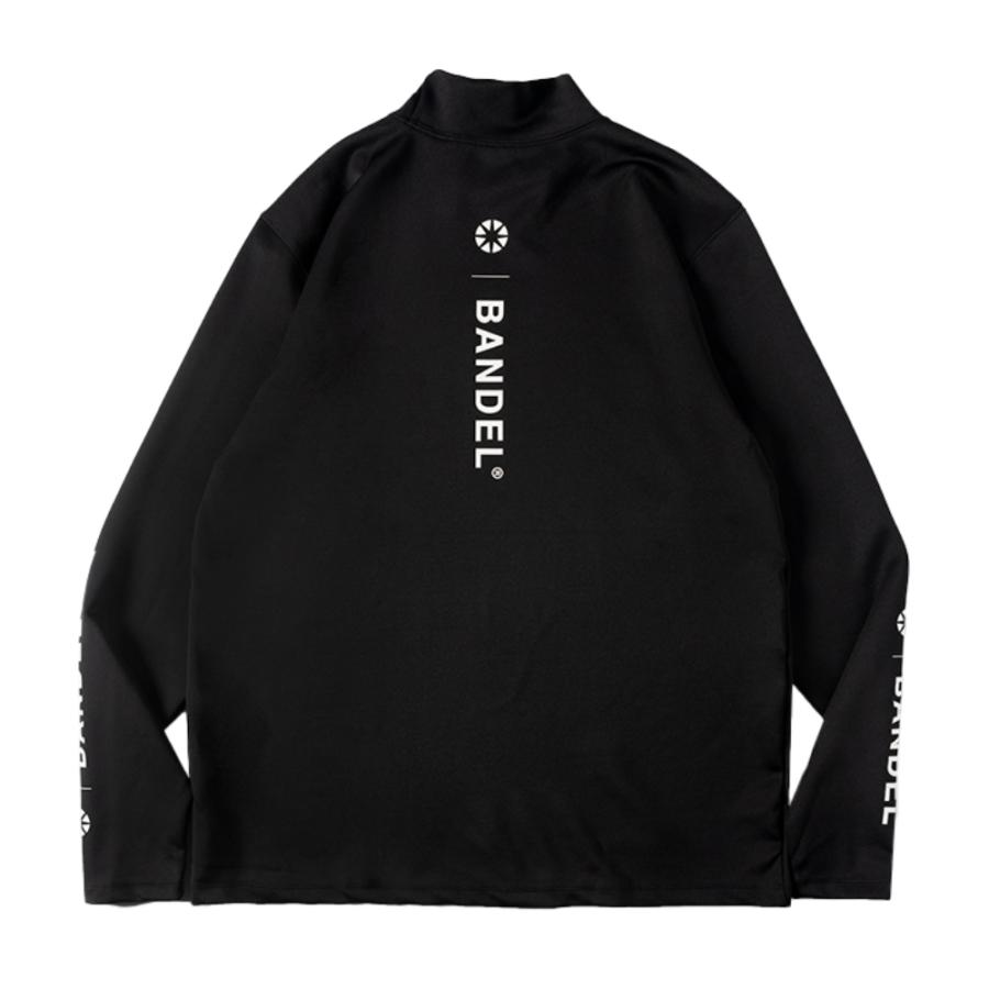 バンデルBANDEL golfゴルフLサイズ高級仕様ブラック黒ロングTシャツ長袖 BANDEL（バンデル） ゴルフ BANDEL golf ロンT VERTICAL LOGO L/S MOC