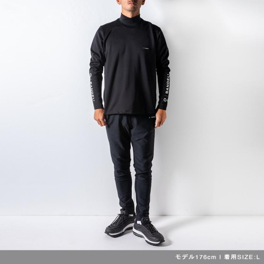 バンデルBANDEL golfゴルフLサイズ高級仕様ブラック黒ロングTシャツ長袖 BANDEL（バンデル） ゴルフ BANDEL golf ロンT VERTICAL LOGO L/S MOC