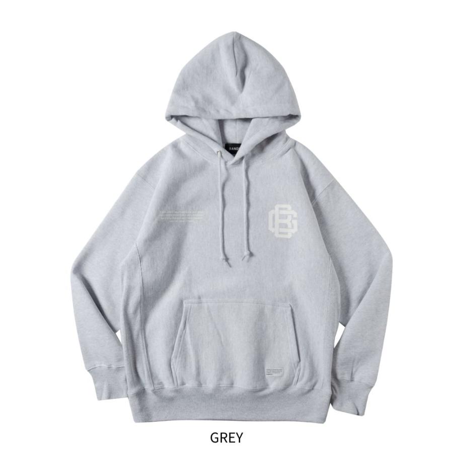 BANDEL（バンデル） フーディー パーカー ブラック グレー ホワイト 黒