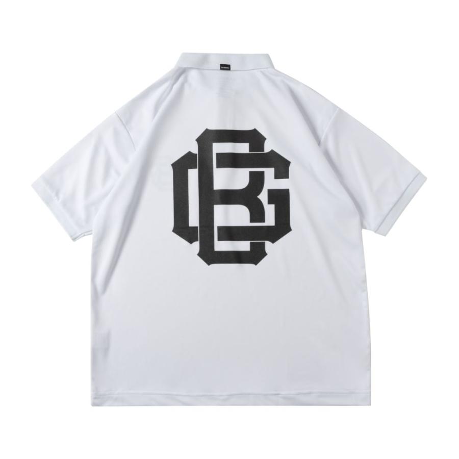 BANDEL（バンデル） ポロシャツ ブラック ホワイト 黒 白 ロゴ BG LOGO