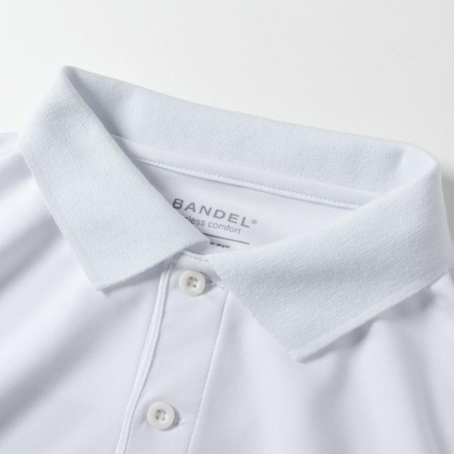 BANDEL（バンデル） ポロシャツ ブラック ホワイト 黒 白 ロゴ BG LOGO