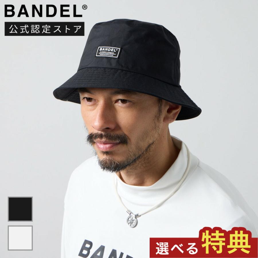BANDEL バンデル フェルトワッペンバケットハット FELT WAPPEN BUCKET HAT BGC-6SFWBH ゴルフキャップ ブラック ホワイト 2026SS 帽子