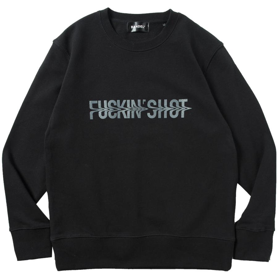 BANDEL GOLFフリースクルーネック　ブラック　XL BANDEL（バンデル） BANDEL GOLF COLLECTION スウェット FUCKIN' SHOT