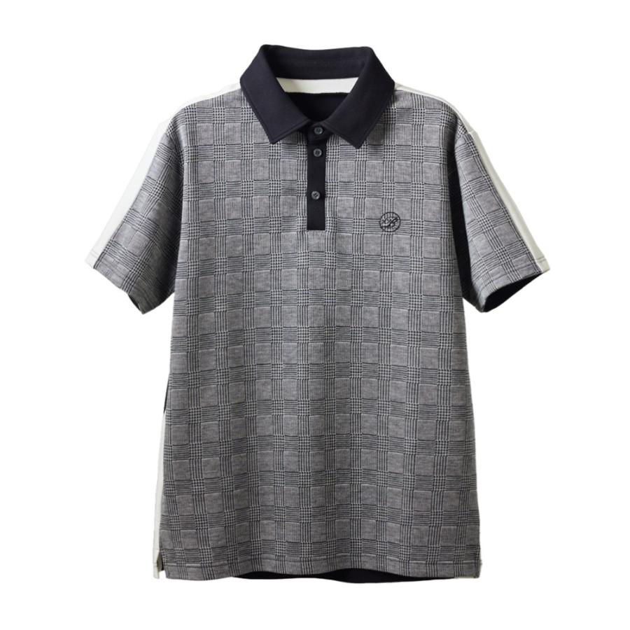 BANDEL（バンデル） ポロシャツ GLEN CHECK BICOLOR S/S POLO SHIRTS