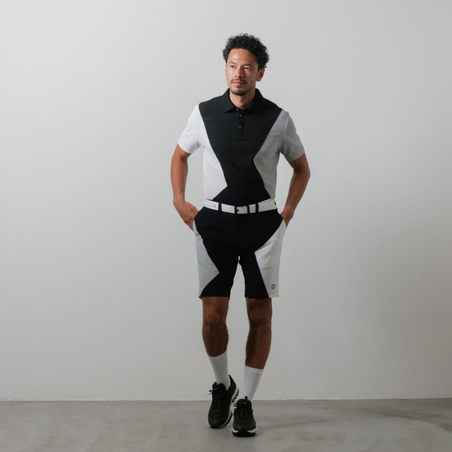 BANDEL ゴルフウェア ポロシャツ ASYMMETRY SWITCH S/S POLO BGI