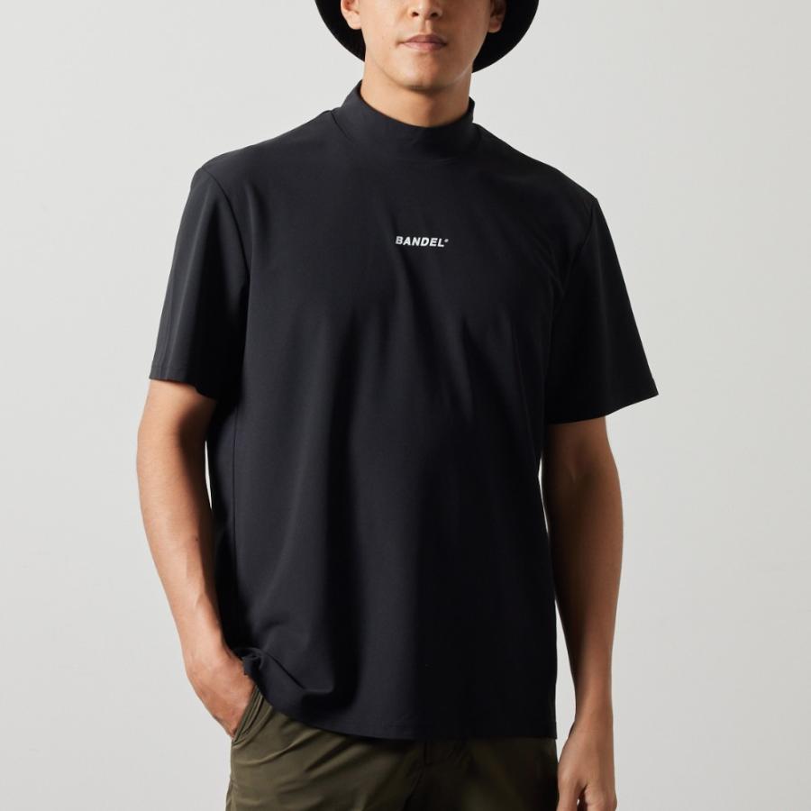 BANDEL GOLF BASIC LOGO モックネックシャツ XL BANDEL（バンデル） ゴルフ BANDEL golf モックネック STRAIGHT LOGO S