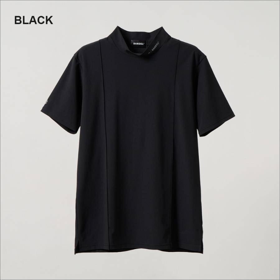 BANDEL GOLF バンデル ゴルフ SWITCH LOGO S/S MOCK NECK SHIRTS
