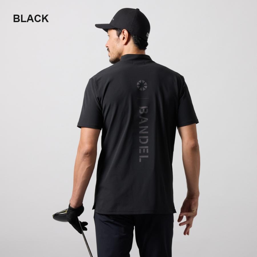 BANDEL GOLF ブラックモックネック BANDEL GOLF ブラックモックネック メンズゴルフ モックネック
