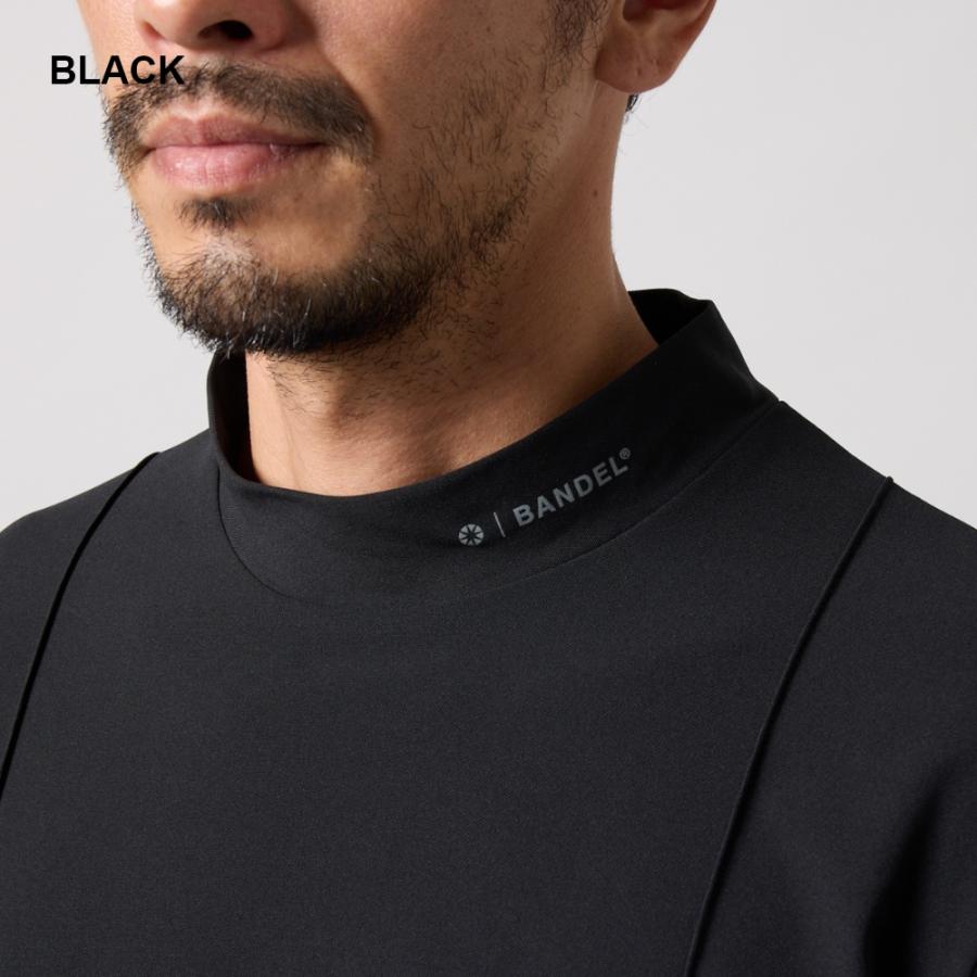 BANDEL GOLF ブラックモックネック BANDEL GOLF ブラックモックネック メンズゴルフ モックネック