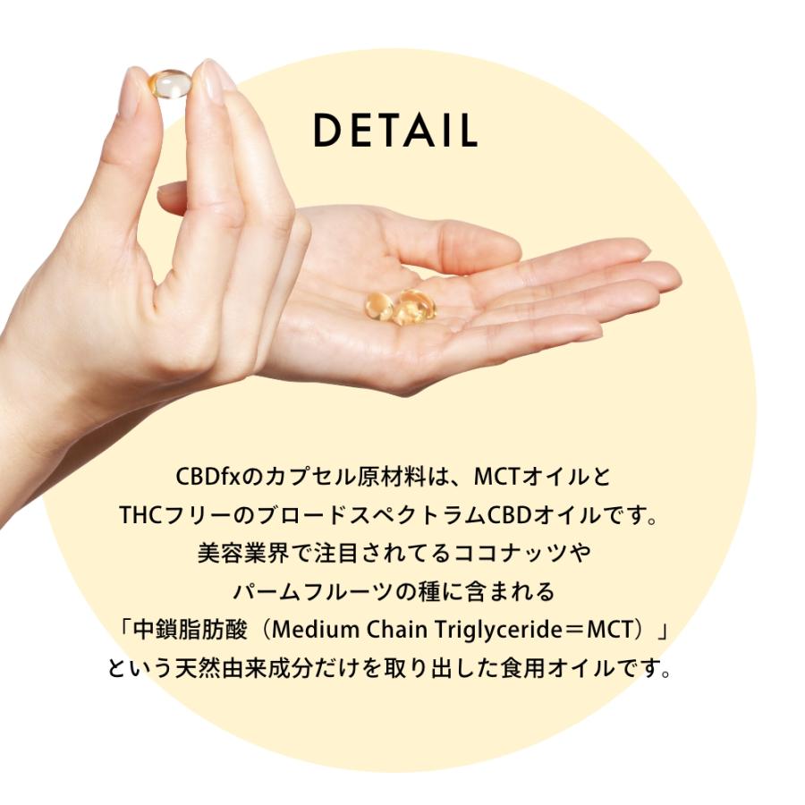 CBDfx CBD ソフトジェルカプセル CBD含有量750mg/容量30粒