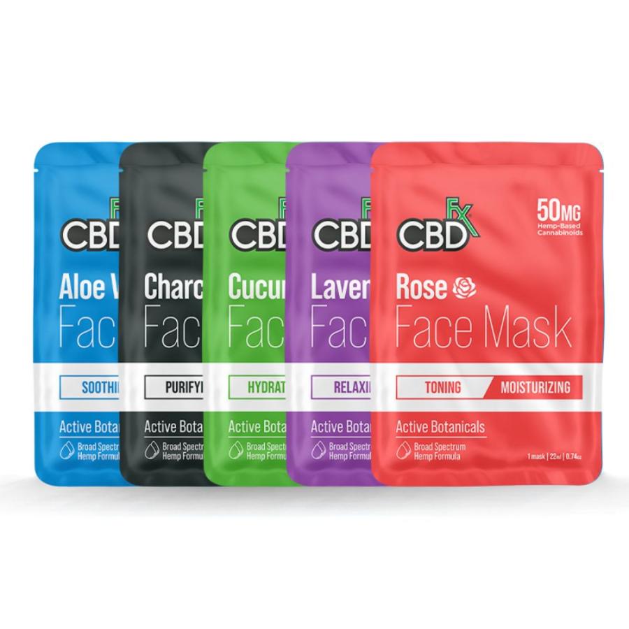 CBDfx CBDfx CBD フェイスマスク CBD含有量50mg/内容量1枚 Rose