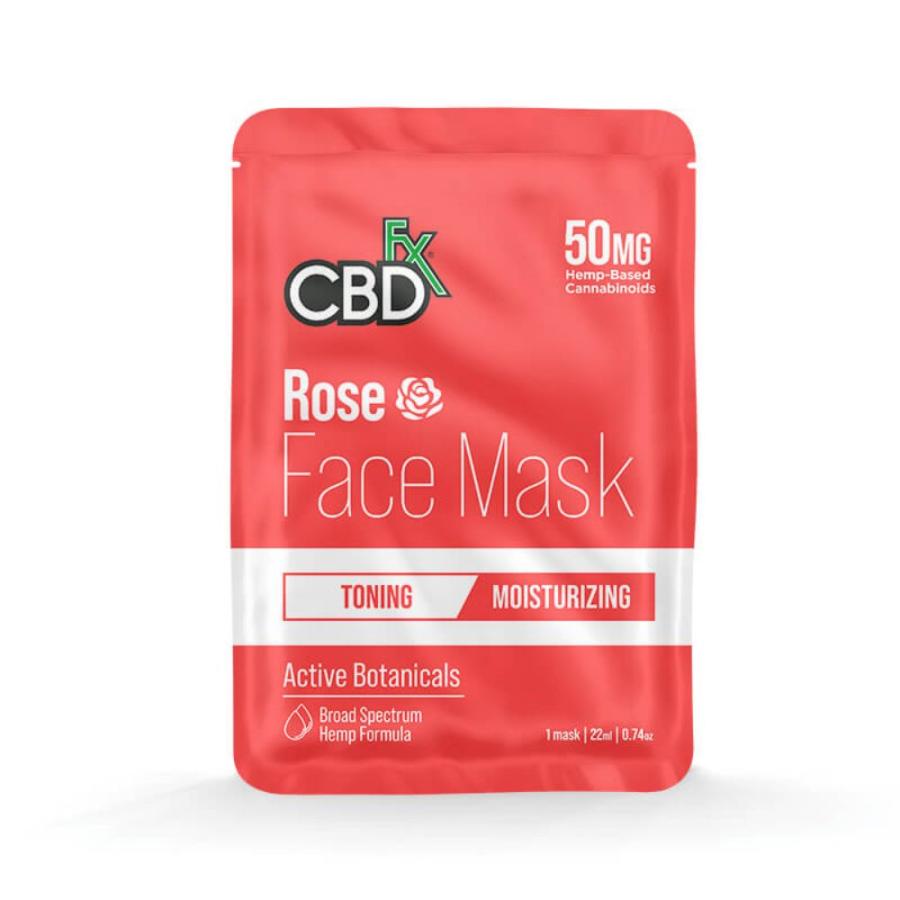 CBDfx CBDfx CBD フェイスマスク CBD含有量50mg/内容量1枚 Rose