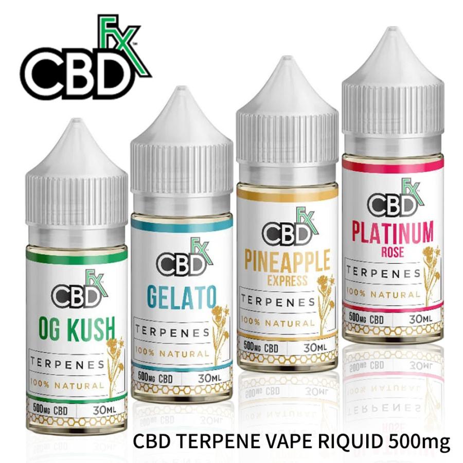 CBDfx ベイプ用 CBDリキッド テルペン入り Vape Riquid CBD含有量500mg