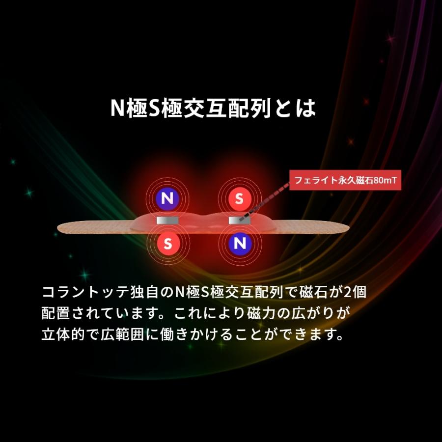 コラントッテ NS マグネバン 80X2 1袋 10枚入り  Colantotte 貼ってコリに効く 磁気｜in-store｜05