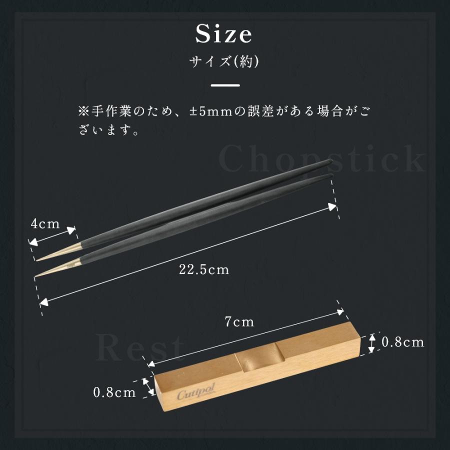 Cutipol 正規品 クチポール 箸 + 箸置き セット ペア ギフト