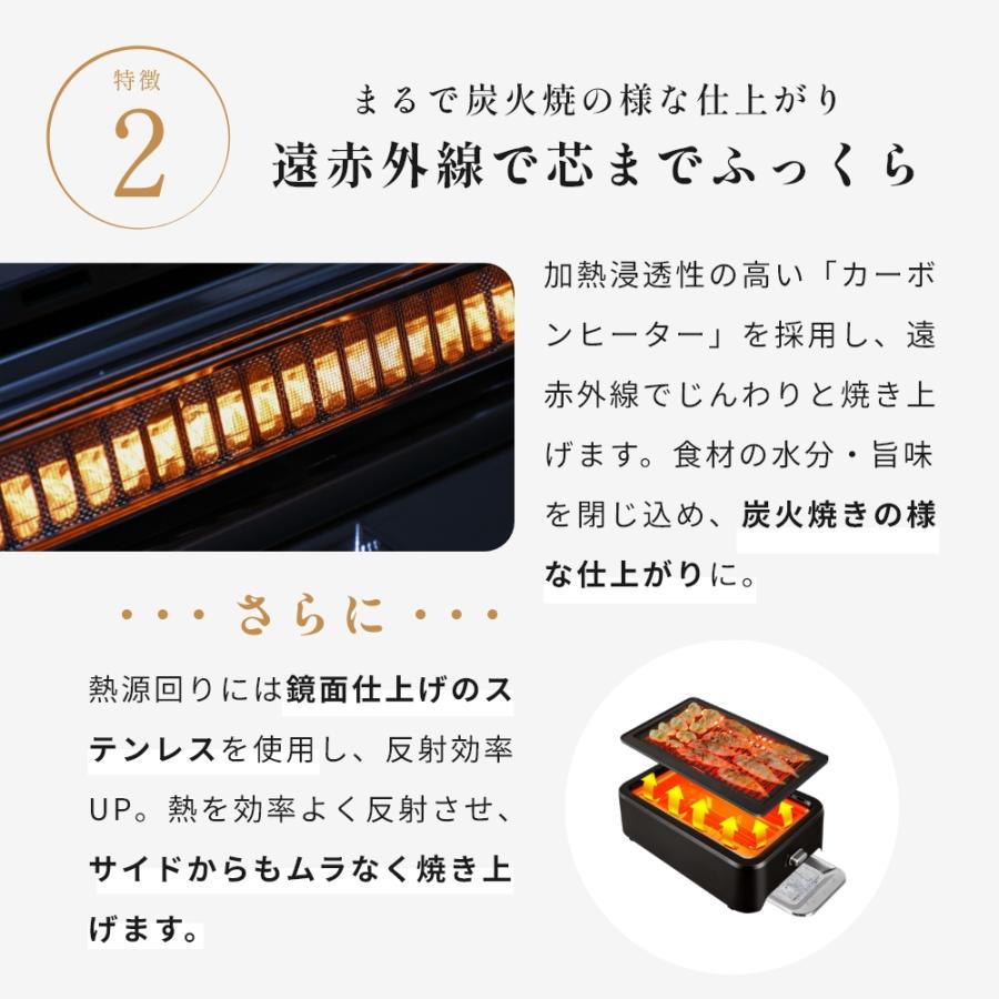 GLAMP. グランプ 超少煙グリル 焼肉グリル 卓上グリル 焼き網 保温
