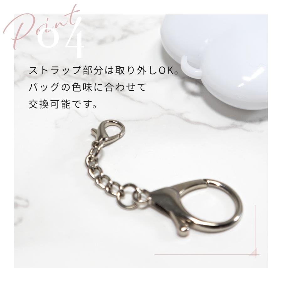 バッグライト バッグチャーム ハートチャーム 光るキーホルダー タッチ