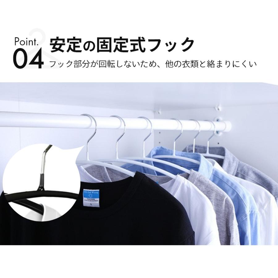 すべらないハンガー 20本セット スリムハンガー 跡がつかない かた