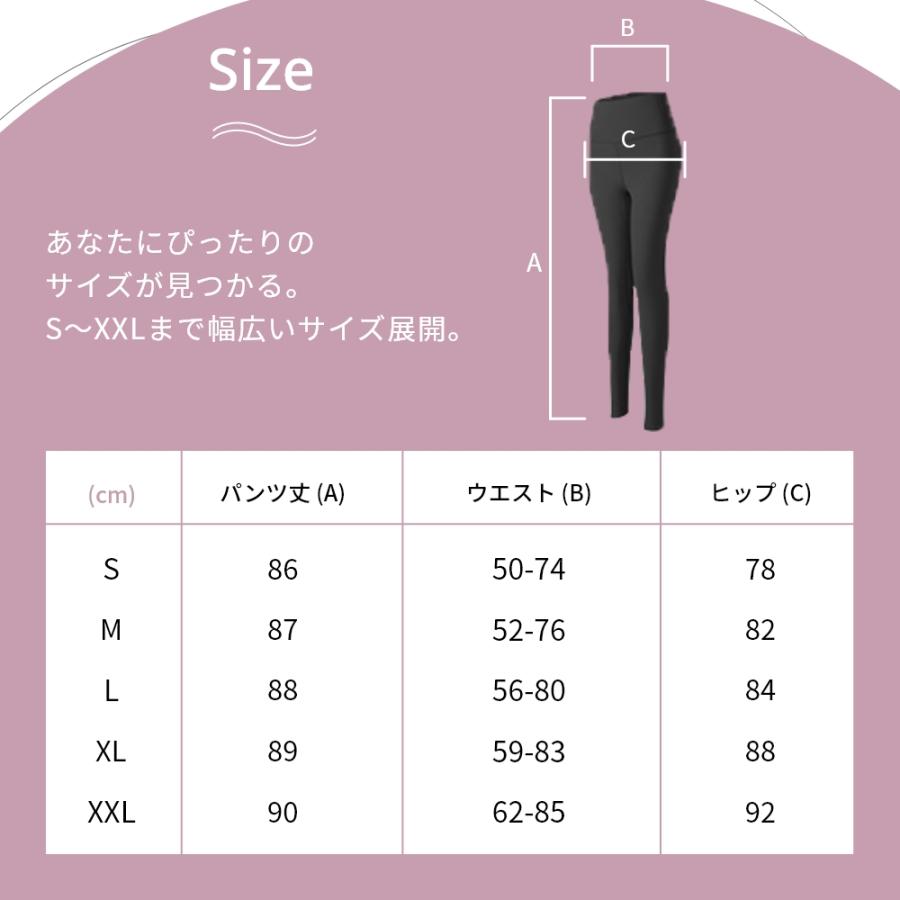 ヨガ パンツ レギンス 透けにくい スポーツ レディース ネイビー