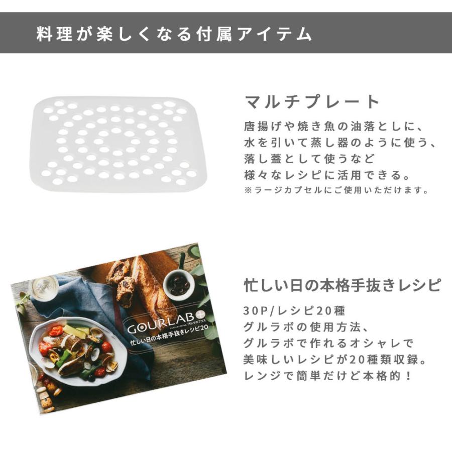 Iwatani グルラボプラス パーソナルセット 電子レンジ調理 ラージ マルチプレート 保存容器 カプセル タッパ 時短料理 下ごしらえ お弁当 Iwaglimglbps Bk F Instore インストア 通販 Yahoo ショッピング