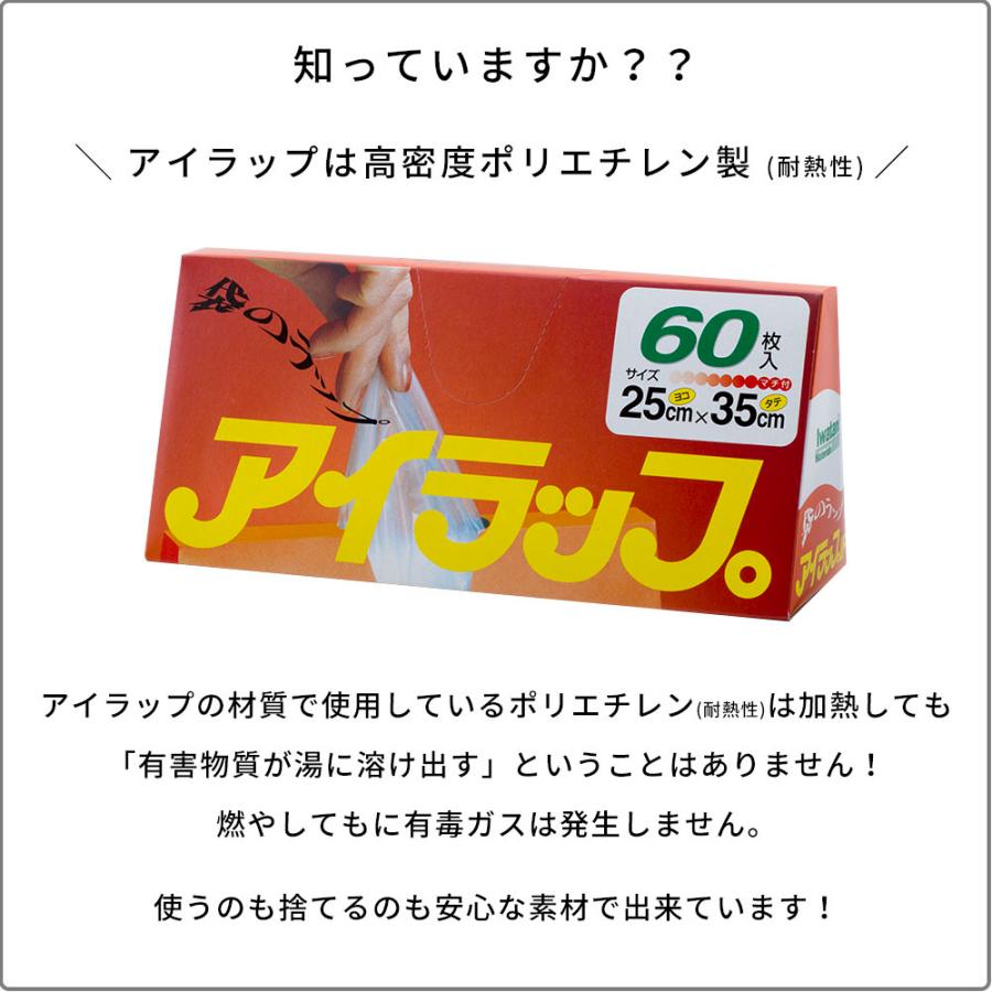 岩谷マテリアル アイラップ 家庭用60枚 1箱 耐熱 ポリ袋 35x21cm食品 湯せん 湯煎 マチ付 ポリ袋調理 無水調理 冷凍 電子レンジok 高密度ポリエチレン Iwaiwrapht F F Instore インストア 通販 Yahoo ショッピング