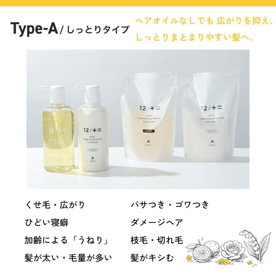 12/十二 木村石鹸 12/JU-NI ジューニ シャンプー コンディショナー
