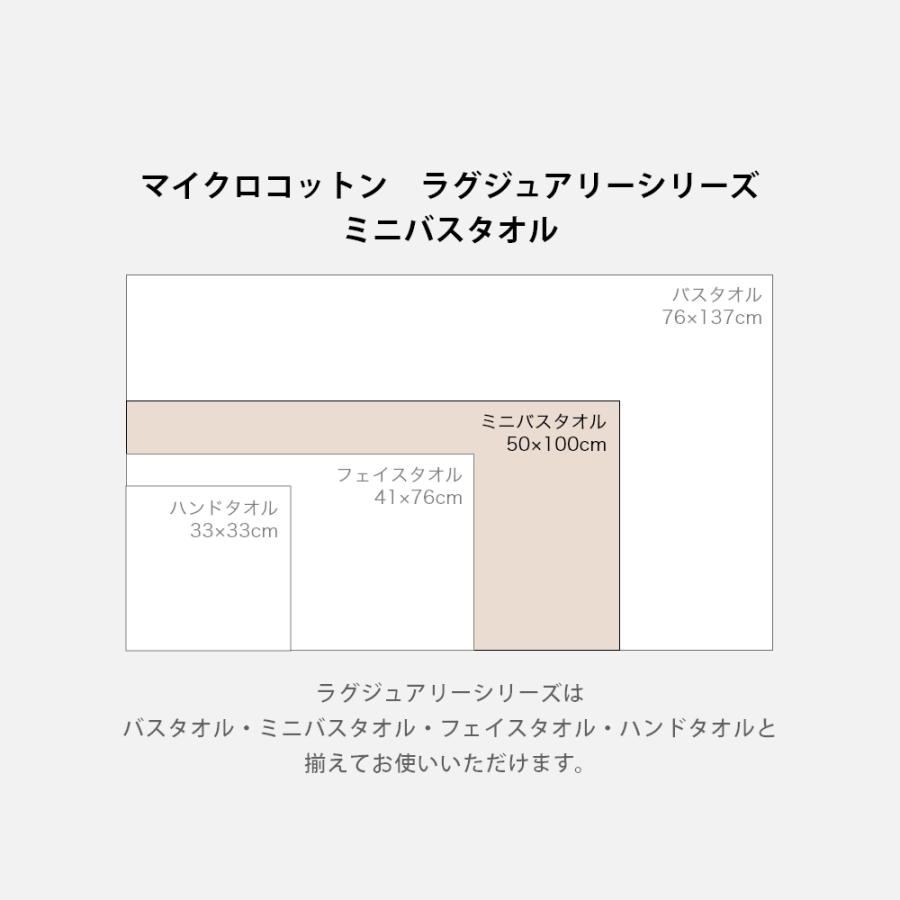 マイクロコットン ラグジュアリーシリーズ ミニバスタオル 50×100cm MicroCotton LuxurySeries | Micro Cotton | 07