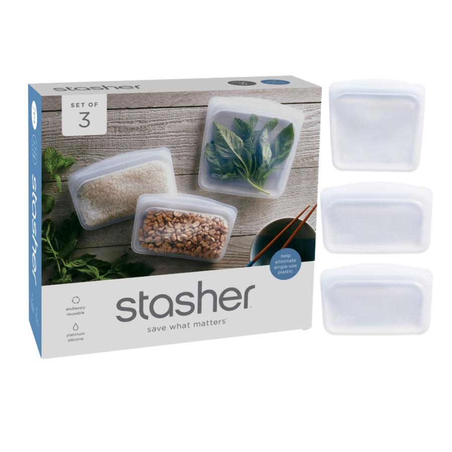 stasher（スタッシャー） スタッシャーシリコーンバッグ MULTI PACK