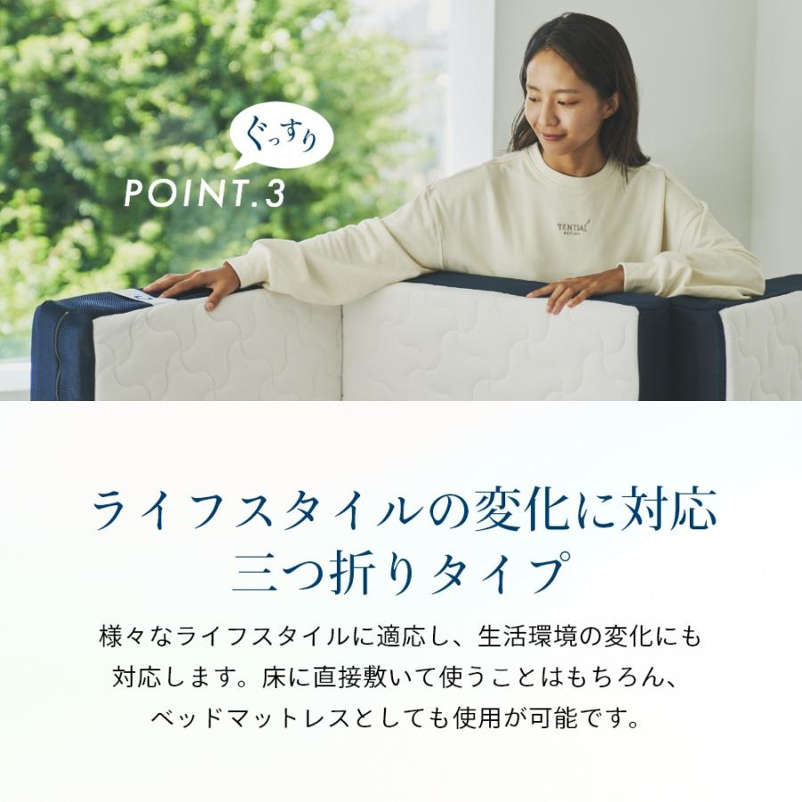 TENTIAL（テンシャル） BAKUNE バクネ リカバリー マットレス シングル