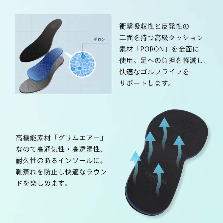 TENTIAL テンシャル GOLF INSOLE+CARBON ゴルフ インソール + カーボン 