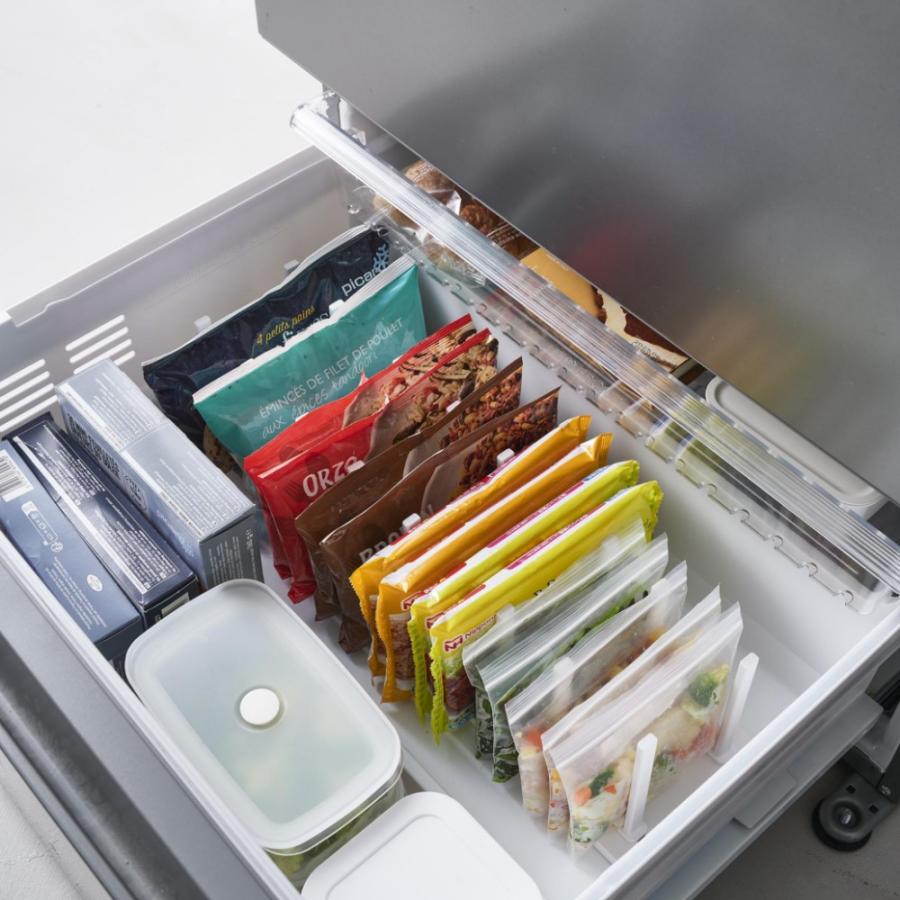 tower 山崎実業 冷凍庫中仕切り調節収納スタンド タワー 10102 10103