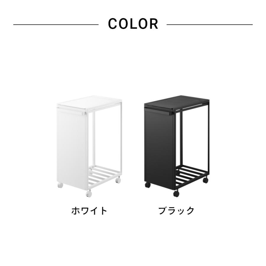 tower 山崎実業 スリム蓋付き目隠しダストワゴン タワー 45L 分別