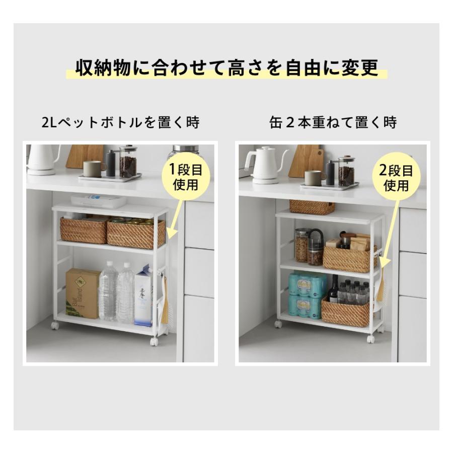 tower 山崎実業 ゴミ箱裏スリムワゴン タワー 10765 10766 父の日