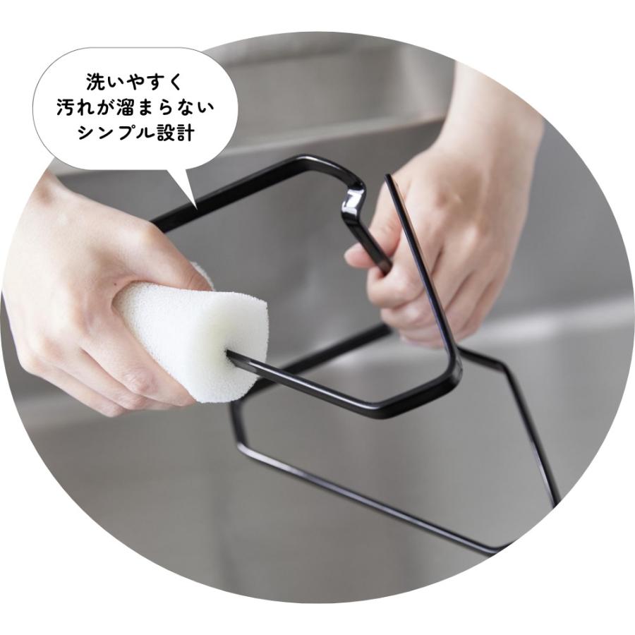 tower 山崎実業 水切りネットが付けられる三角コーナー タワー 1555