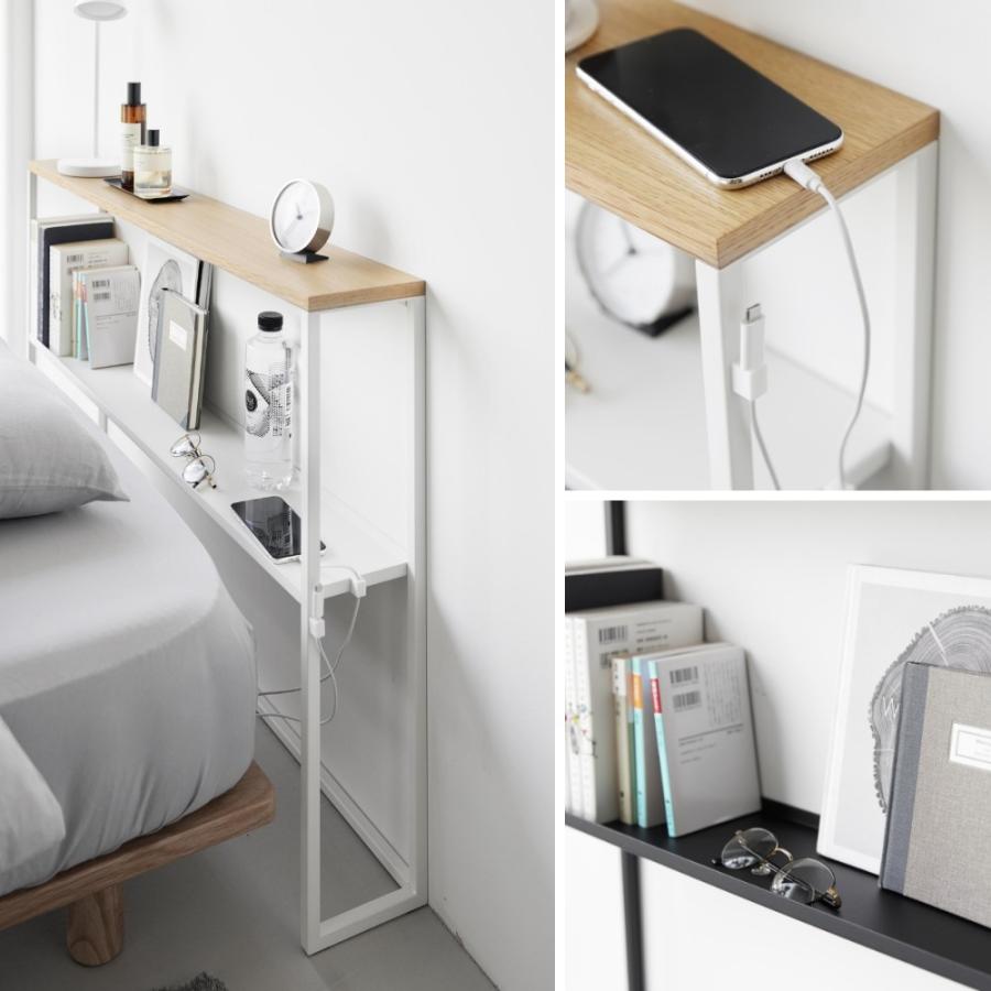 tower 山崎実業 棚板が動く後付けヘッドボード タワー 1682 1683