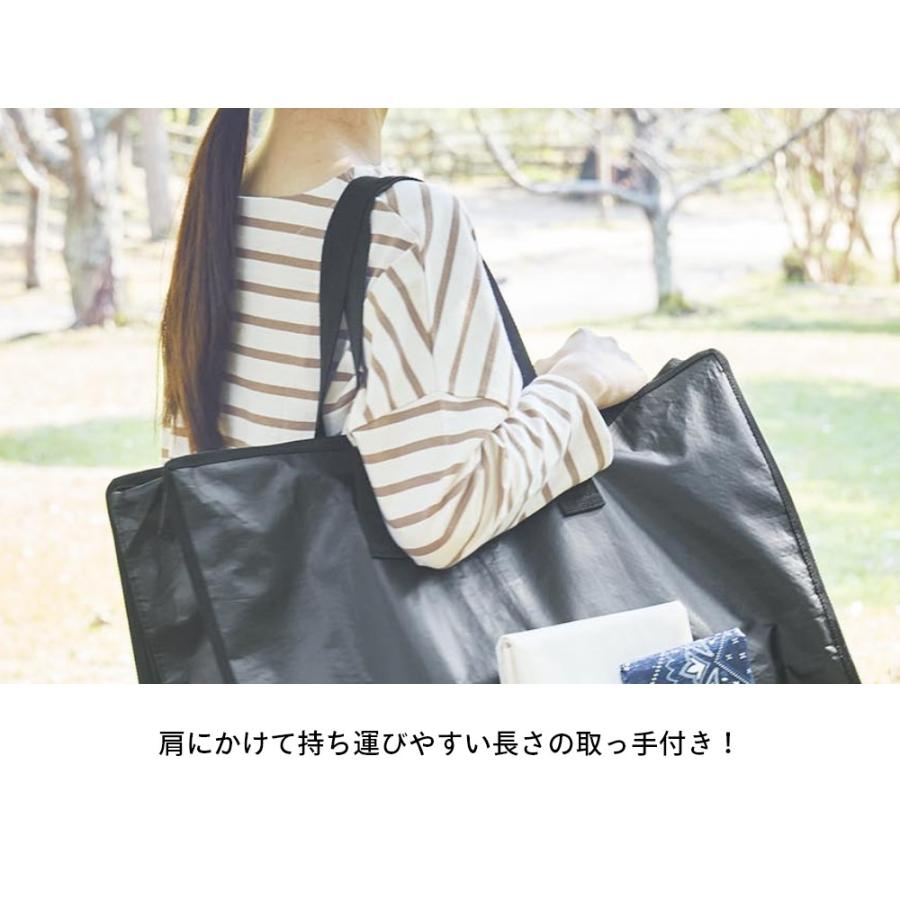 tower 山崎実業 ポリエチレンシートポケット付きおもちゃ収納バッグ