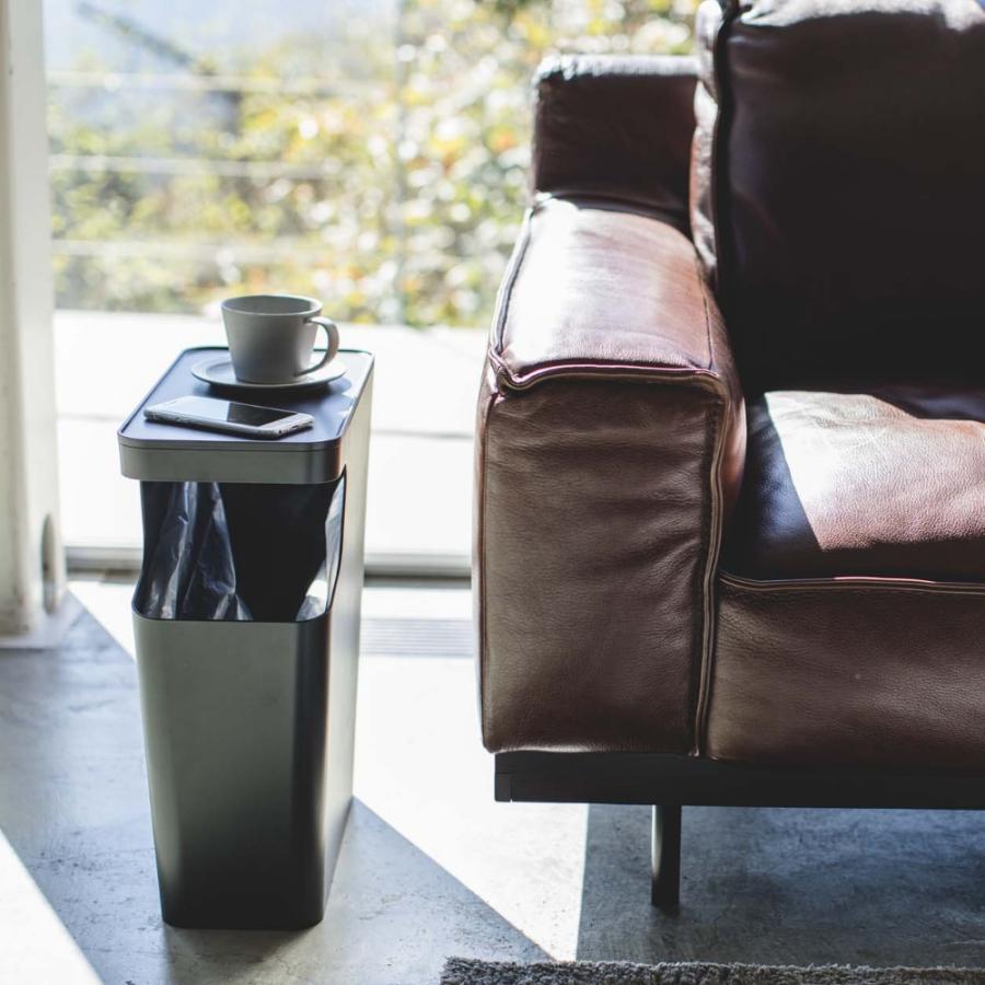 tower 山崎実業 ダストボックス＆サイドテーブル タワー 3988 3989