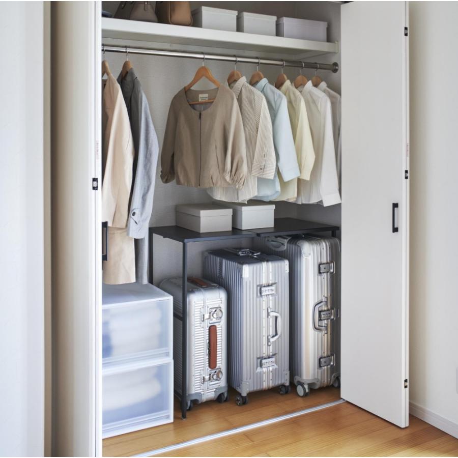 tower 山崎実業 伸縮キャリーケース上ラック タワー 4370 4371