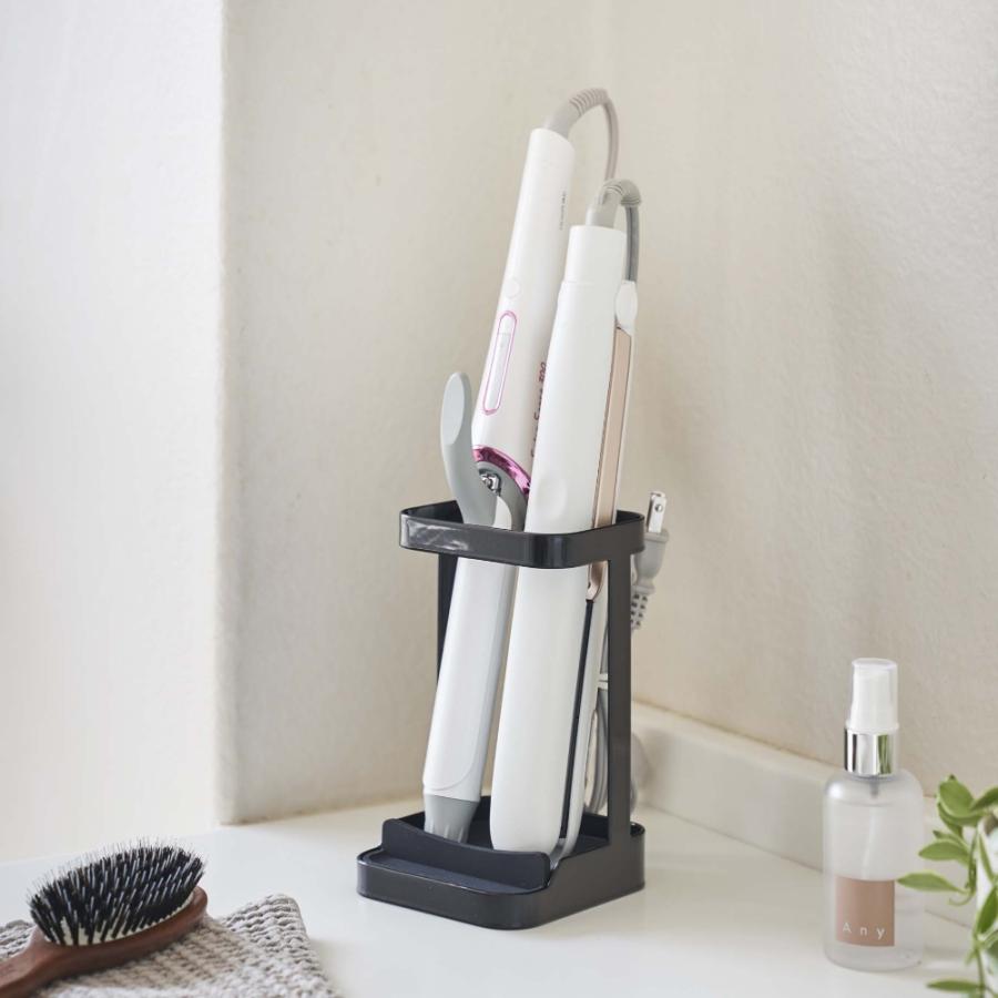tower 山崎実業 耐熱トレー付き ヘアーアイロンスタンド タワー 5062