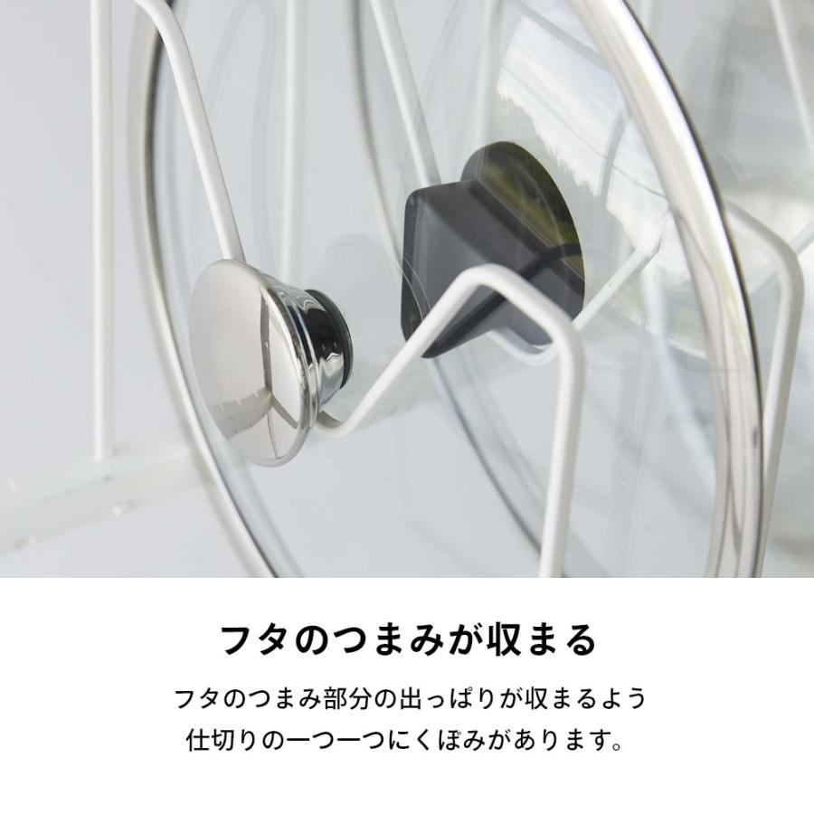 収納家庭用多層置物棚着地角スープ鍋炒め鍋棚鍋ステンレス鋼松下真也出品( tower 山崎実業 シンク下高さ調整鍋蓋＆フライパン収納ラック 2段