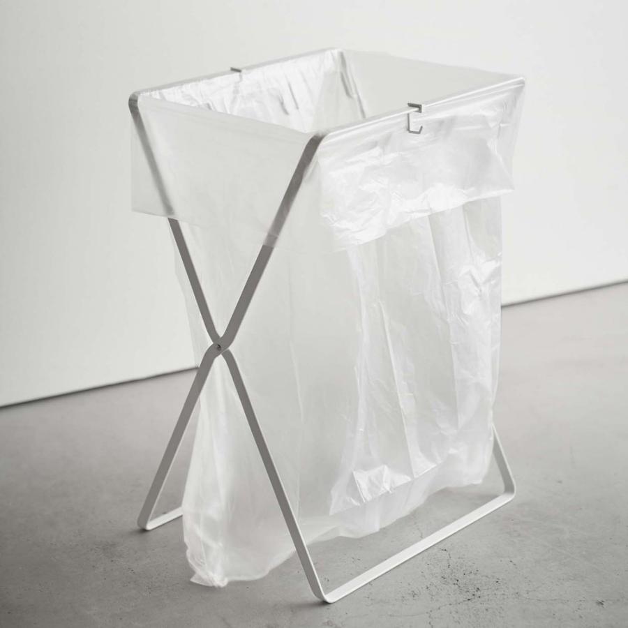 tower 山崎実業 レジ袋3連＆45Lゴミ袋スタンド タワー 5714 5715