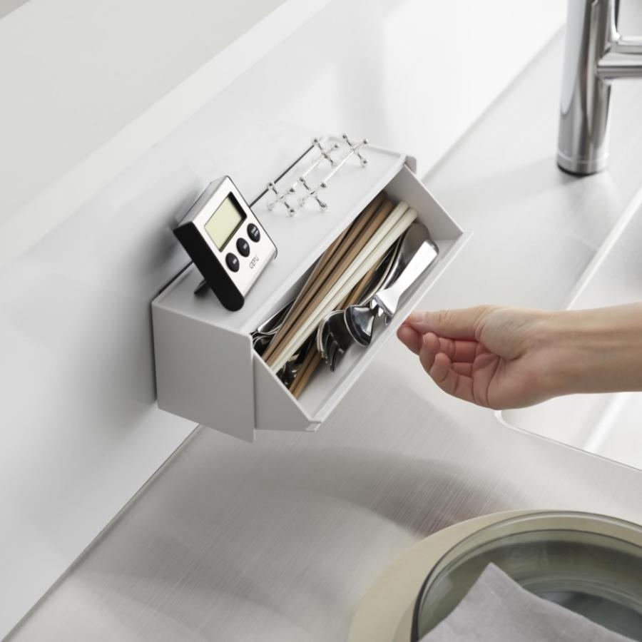 tower 山崎実業 マグネットカトラリーケース タワー 8462 8463