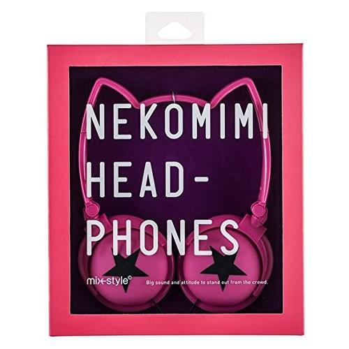 Mix Style ネコミミ 猫耳 ヘッドフォン スター ピンク 5x Qdj7 2xfm インパクトストア 通販 Yahoo ショッピング