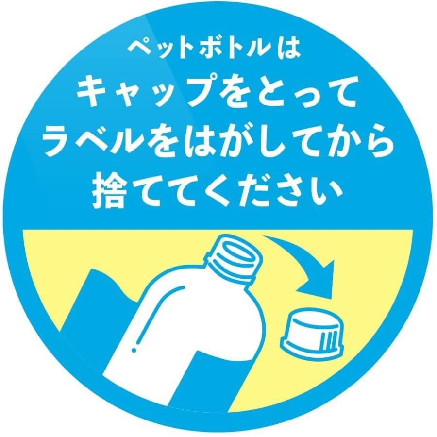 ごみ分別ステッカー ペットボトル ラベル キャップを取ってから