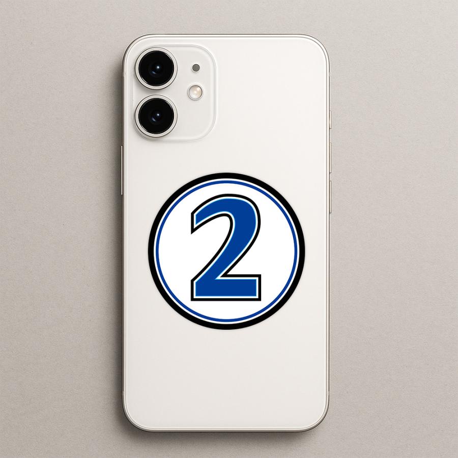 T0112】プロ野球背番号ステッカー 横浜DeNAベイスターズ風 セ・リーグ