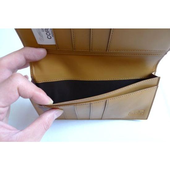 コードバン メンズ サイフ 長財布（小銭入れ無し） ブラウン 札入れ サイフ ウォレット （送料・代引無料） |  | 02
